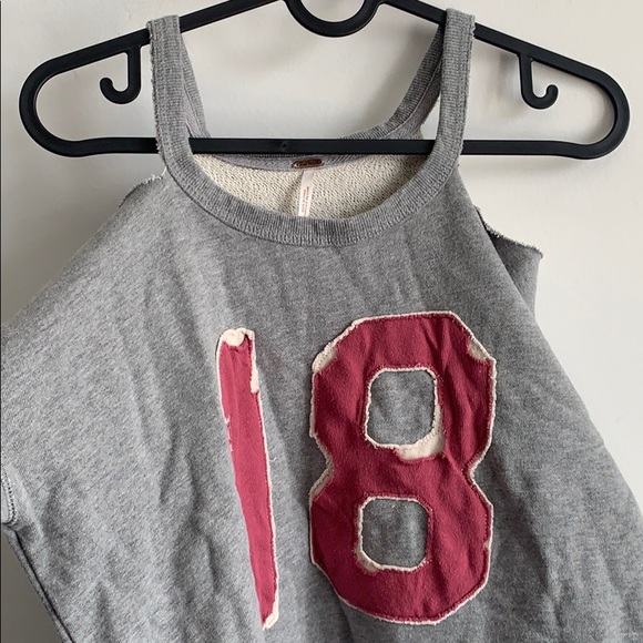 Free People Sweatshirt - French Terry Stadium - Picture 2 of 5